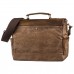 Солидный портфель на плечо Vintage 20119 Коричневый - Royalbag Фото 3
