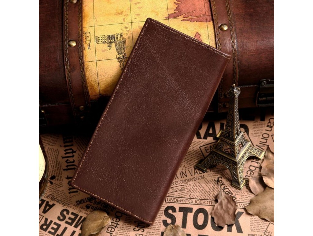 Бумажник мужской Vintage 14129 Коричневый - Royalbag