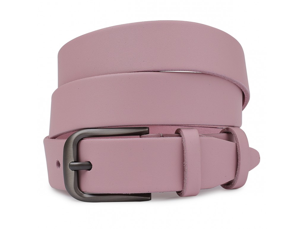 Женский кожаный ремень Vintage 20778 Розовый - Royalbag Фото 1