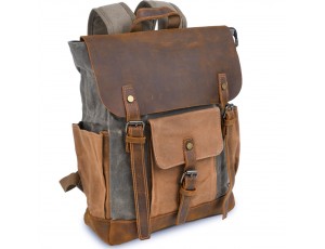 Рюкзак комбинированный дорожный Vintage 20113 Серый - Royalbag