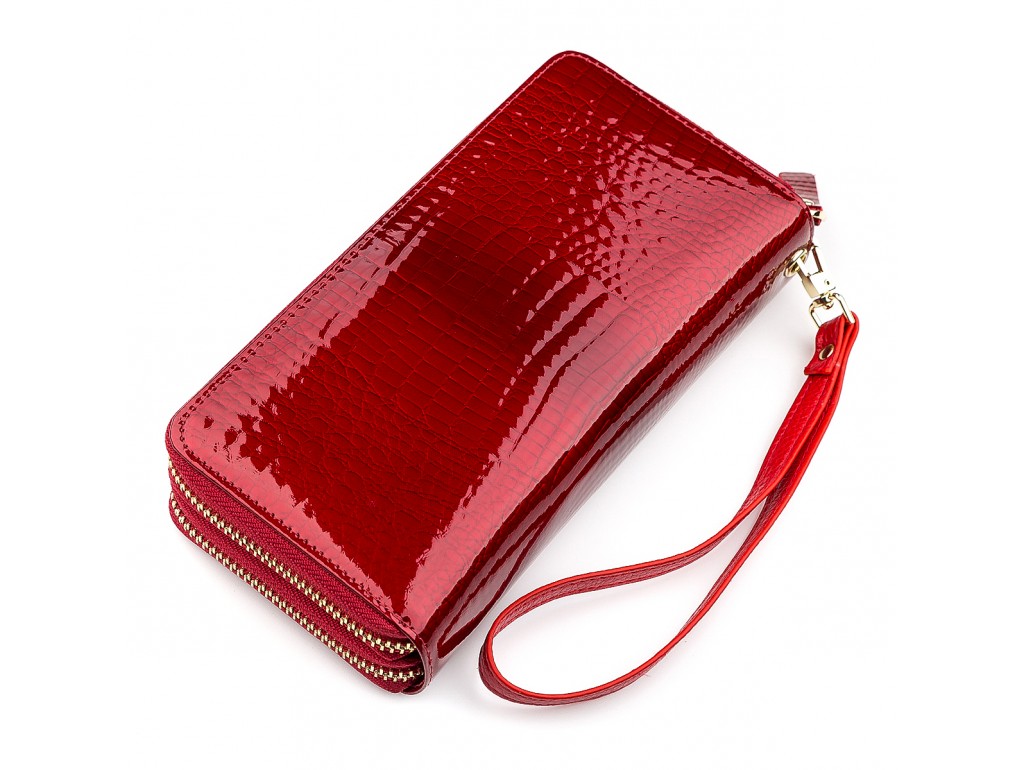 Кошелек женский ST Leather 18449 (S5001A) вместительный Красный - Royalbag