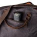 Стильная дорожная сумка с карманом Vintage 20114 Серая - Royalbag Фото 4