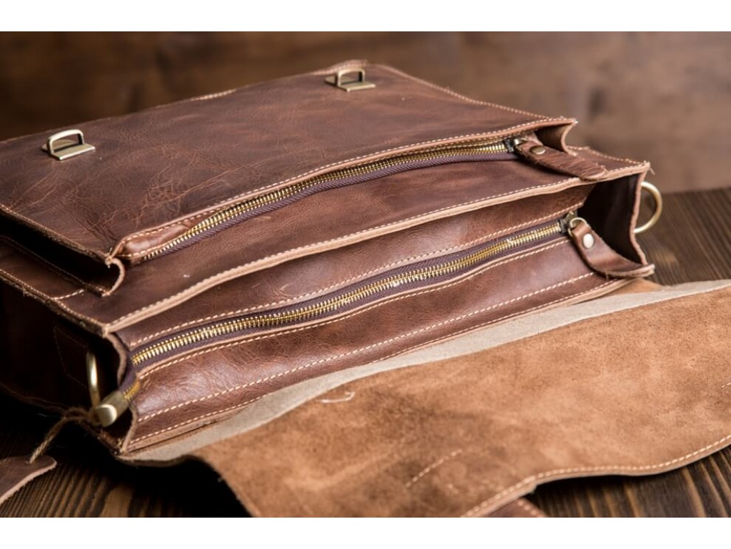Мужской кожаный портфель TIDING BAG G8870B - Royalbag