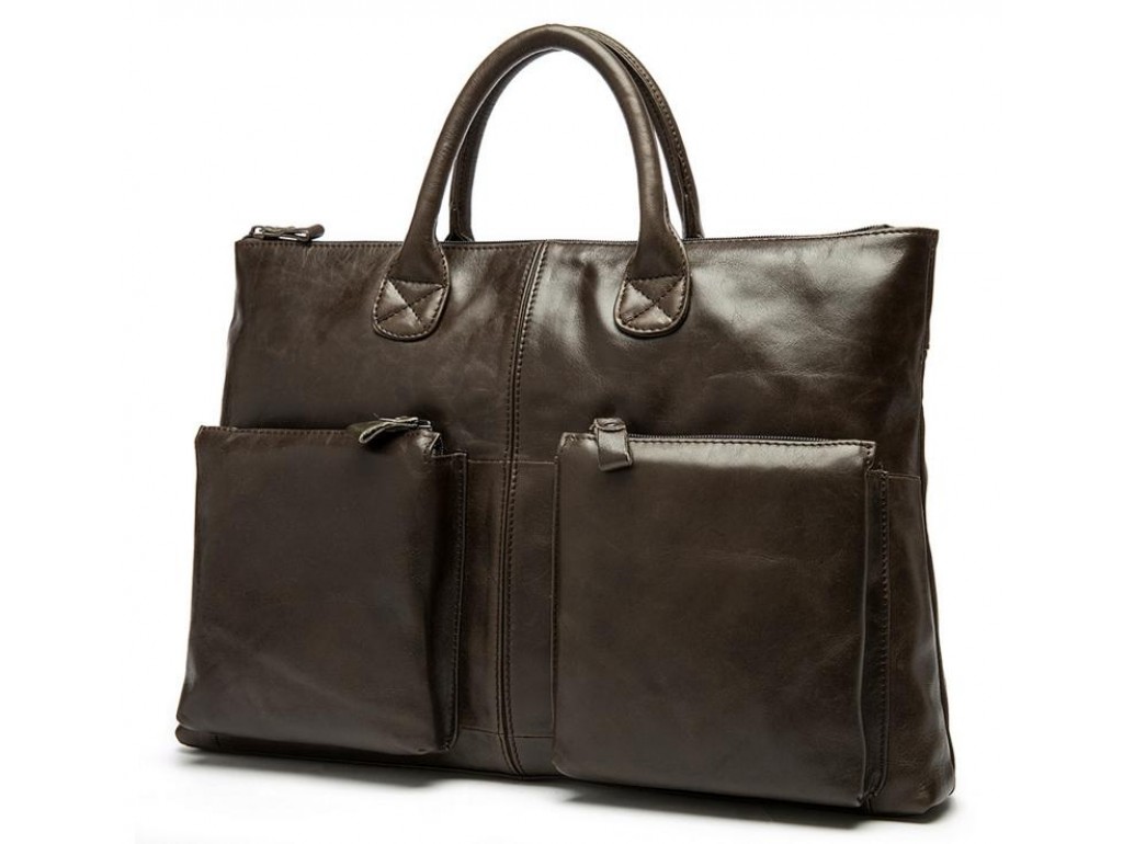 Мужская сумка А4 натуральная кожа Tiding Bag 7241C - Royalbag
