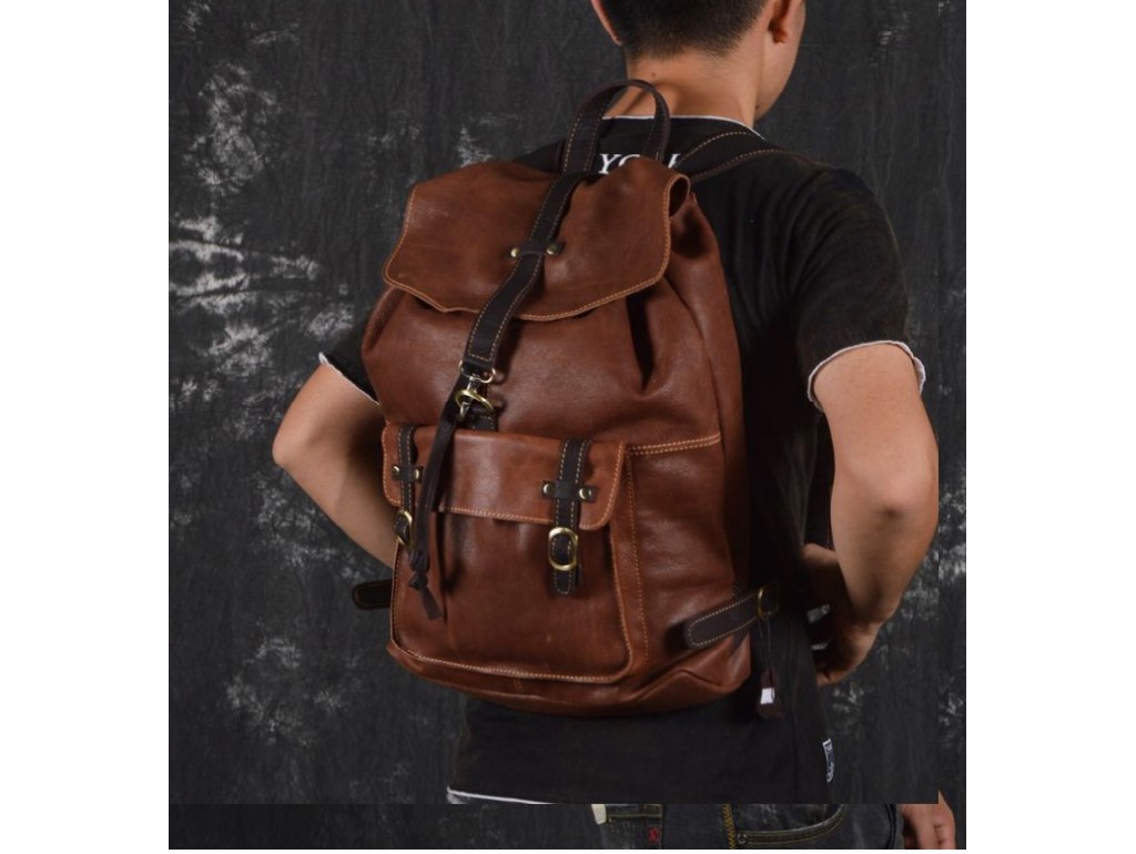 Рюкзак кожаный Tiding Bag G8894B - Royalbag
