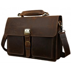 Мужской кожаный портфель TIDING BAG T10315 - Royalbag Фото 2