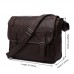 Кожаная мужская сумка через плечо темно-коричневая Jasper&Maine 7022C - Royalbag Фото 3