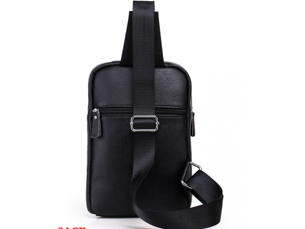 Сумка-рюкзак чоловіча на одне плече з натуральної шкіри Tiding Bag A25-6896A - Royalbag
