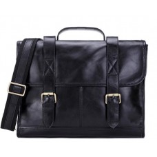 Мужской кожаный портфель TIDING BAG 7101A - Royalbag Фото 2