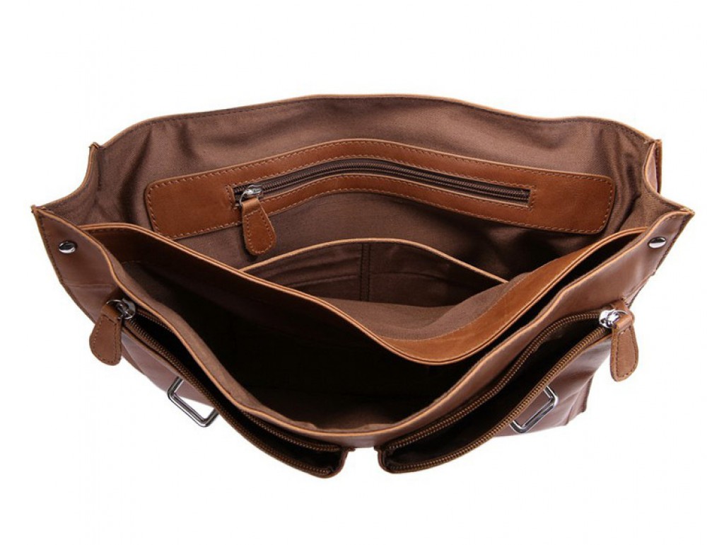Мужской кожаный портфель TIDING BAG 7100B-2 - Royalbag