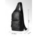 Мужская нагрудная сумка-слинг серез плечо кожаная Tiding Bag B3-1992A - Royalbag Фото 8