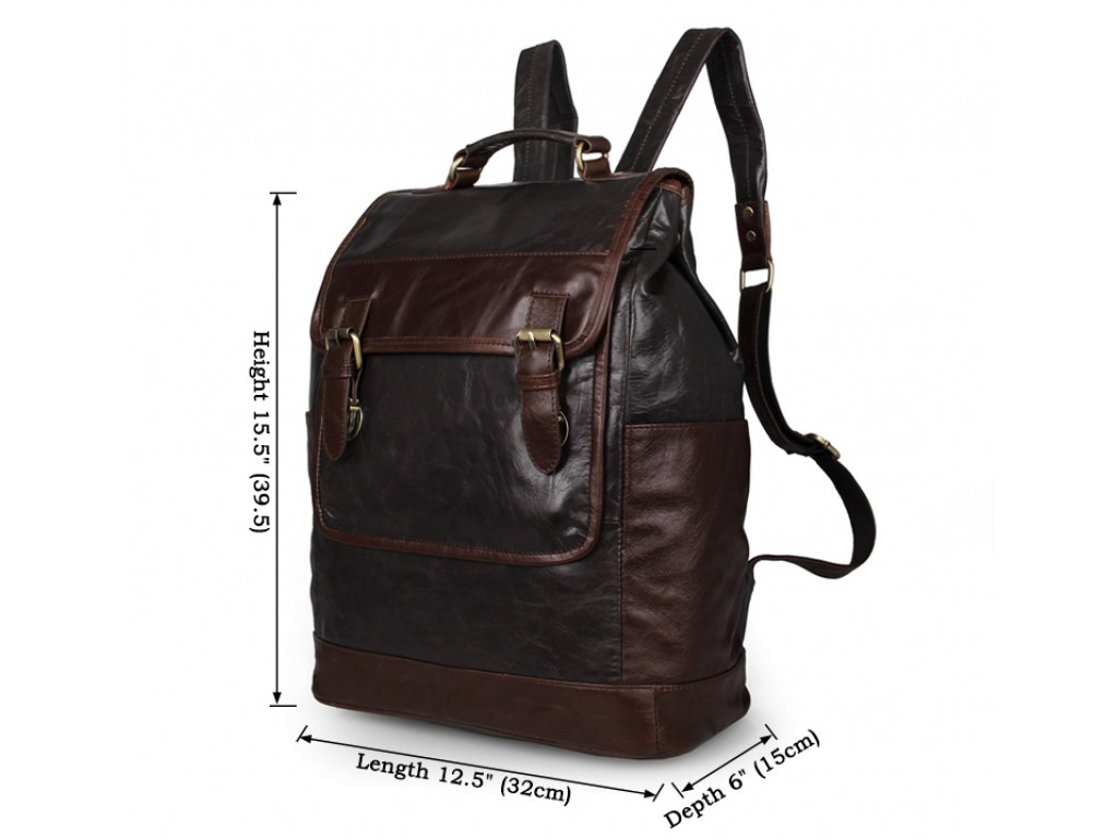 Рюкзак кожаный TIDING BAG 7305J - Royalbag