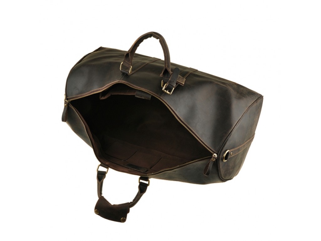 Большая мужская дорожная сумка из натуральной кожи Bexhill G3264B - Royalbag