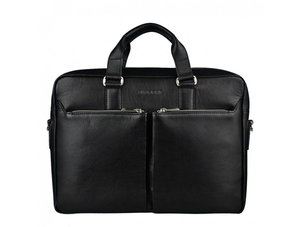 Престижная деловая мужская сумка для документов из натуральной кожи Blamont Bn067A - Royalbag