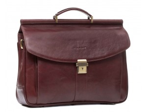 Мужской кожаный портфель Blamont Bn017R - Royalbag