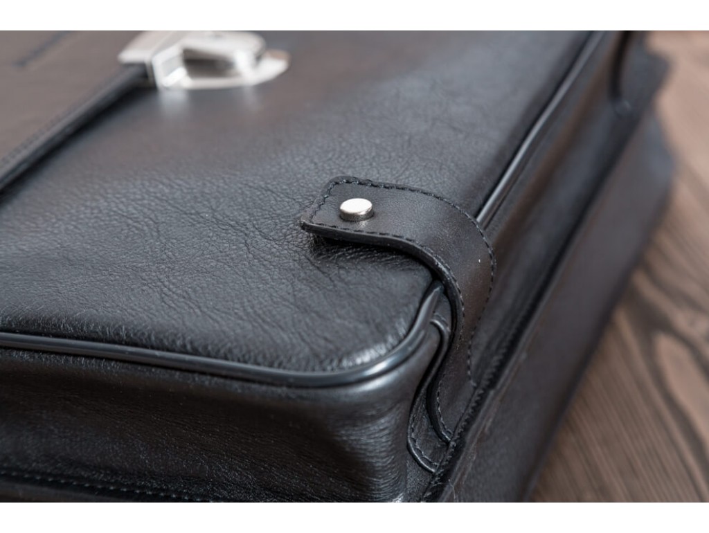 Портфель чоловічий класичний з відділом для ноутбука шкіра флотар Blamont Bn044A - Royalbag