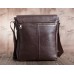 Чоловіча сумка-месенджер з натуральної шкіри шоколадного кольору Blamont Bn082C - Royalbag Фото 5