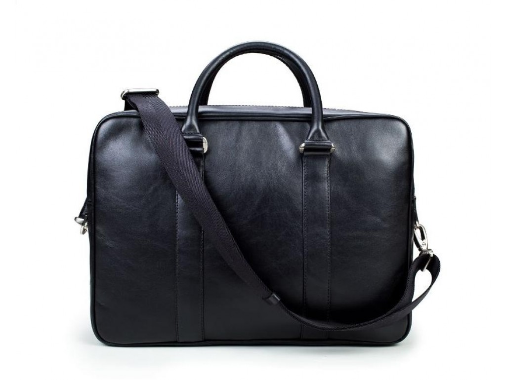 Вместительная офисная мужская кожаная сумка для ноутбука и документов А4 Blamont Bn107AI - Royalbag