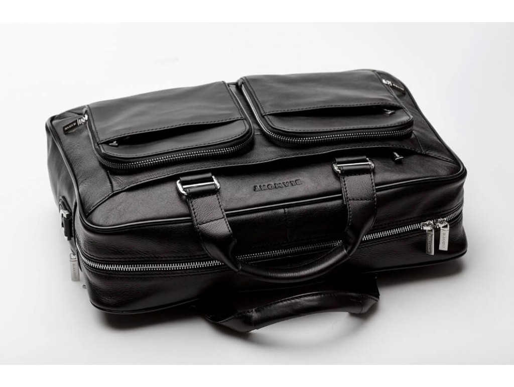 Мужская кожаная сумка офисная под ноутбук и А4 Blamont Bn035A-1 - Royalbag
