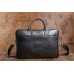 Элитная кожаная деловая сумка по ноутбук 15 с плечевым ремнем Blamont Bn026A - Royalbag Фото 19