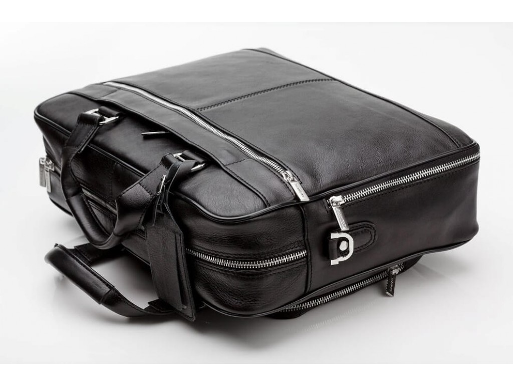 Мужская кожаная сумка офисная под ноутбук и А4 Blamont Bn035A-1 - Royalbag