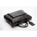Классическая сумка-портфель черная кожаная Blamont Bn006A - Royalbag Фото 25