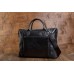 Классическая сумка-портфель черная кожаная Blamont Bn006A - Royalbag Фото 9