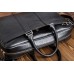 Классическая кожаная мужская сумка для ноутбука с наплечным ремнем Blamont Bn023A - Royalbag Фото 16