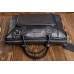 Класична сумка-портфель чорна шкіряна Blamont Bn006A - Royalbag Фото 15