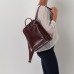 Жіночий коричневий темний рюкзак Olivia Leather GR3-801BO-BP - Royalbag Фото 3