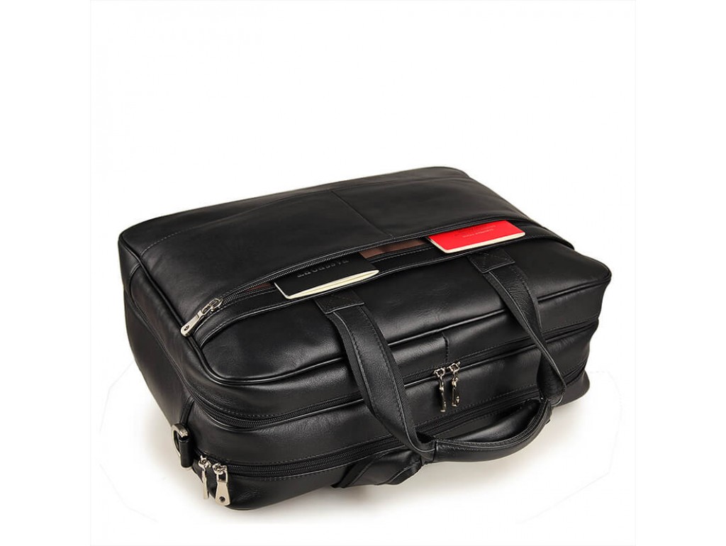 Містка ділова сумка-портфель для документів і ноутбука 17 дюймов Jasper&Maine 7319A - Royalbag