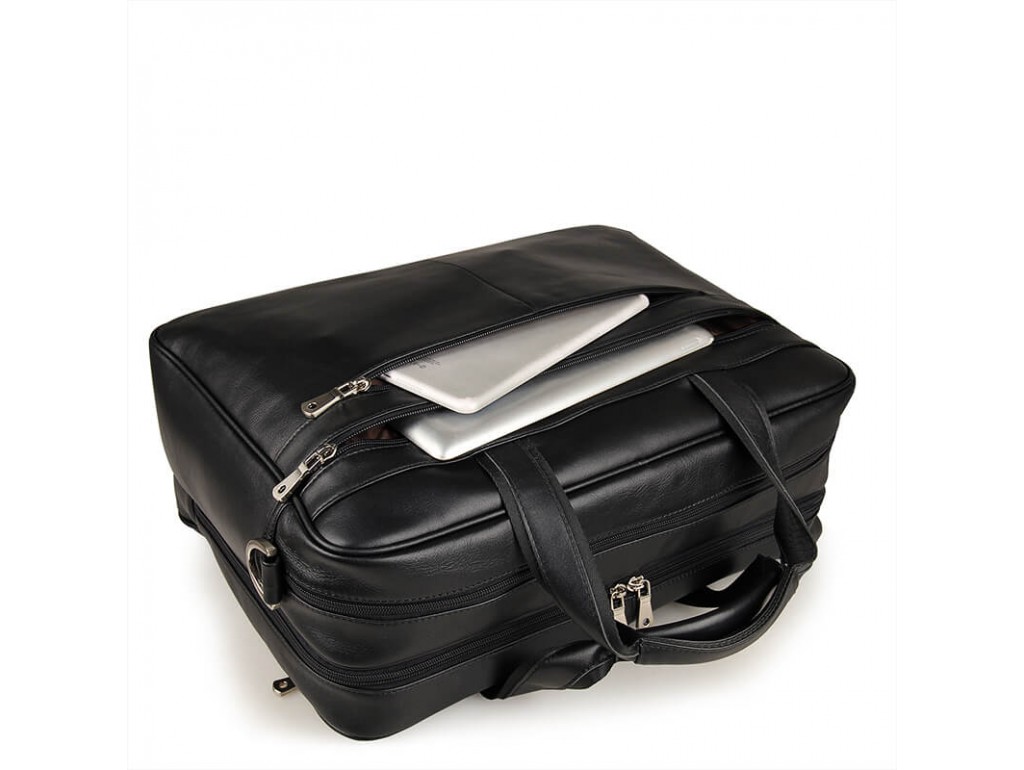 Вместительная деловая сумка-портфель для документов и ноутбука 17 дюймов Jasper&Maine 7319A - Royalbag