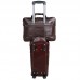 Чоловіча шкіряна сумка для подорожей діагональ ноута 17 дюймів Jasper&Maine 7319C - Royalbag Фото 15