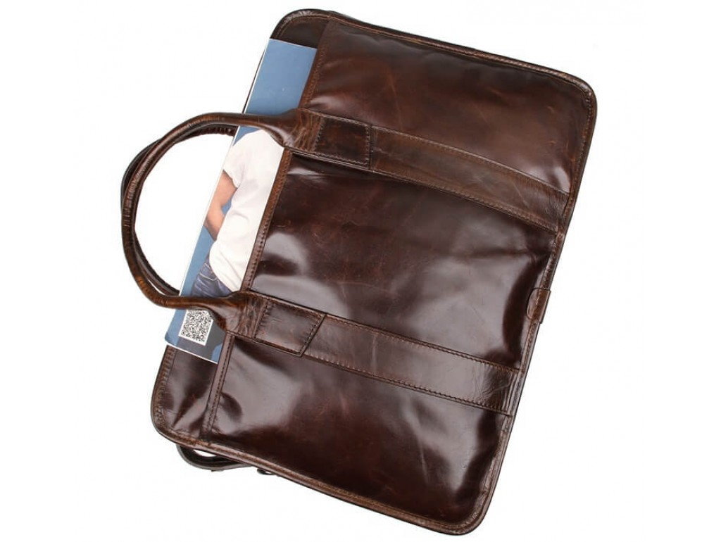 Портфель мужской кожаный для ноутбука и документов Jasper&Maine 7321C - Royalbag