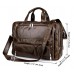 Большая деловая мужская кожаная сумка для поездок Jasper&Maine 7289C - Royalbag Фото 4