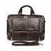 Большая деловая мужская кожаная сумка для поездок Jasper&Maine 7289C - Royalbag Фото 3