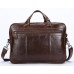 Мужская кожаная сумка для документов и ноутбука Jasper&Maine 7005Q - Royalbag Фото 9