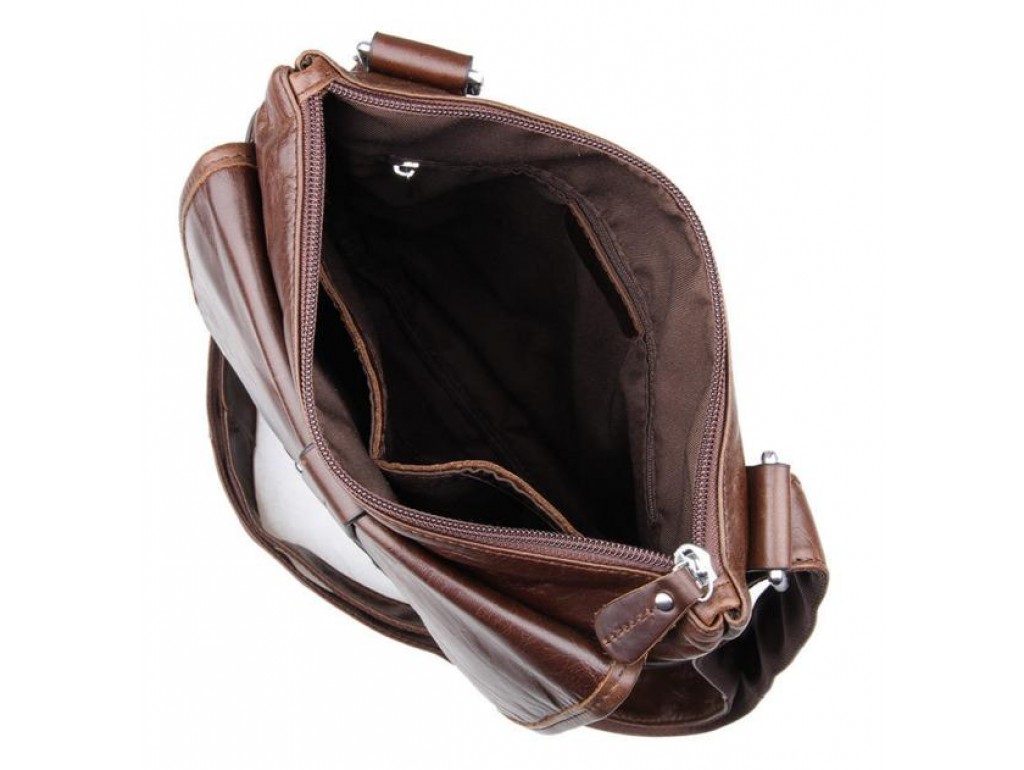 Оригинальная мужская сумка через плечо натуральная кожа Jasper & Maine 7045Q - Royalbag