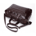 Чоловіча шкіряна сумка для подорожей діагональ ноута 17 дюймів Jasper&Maine 7319C - Royalbag Фото 8