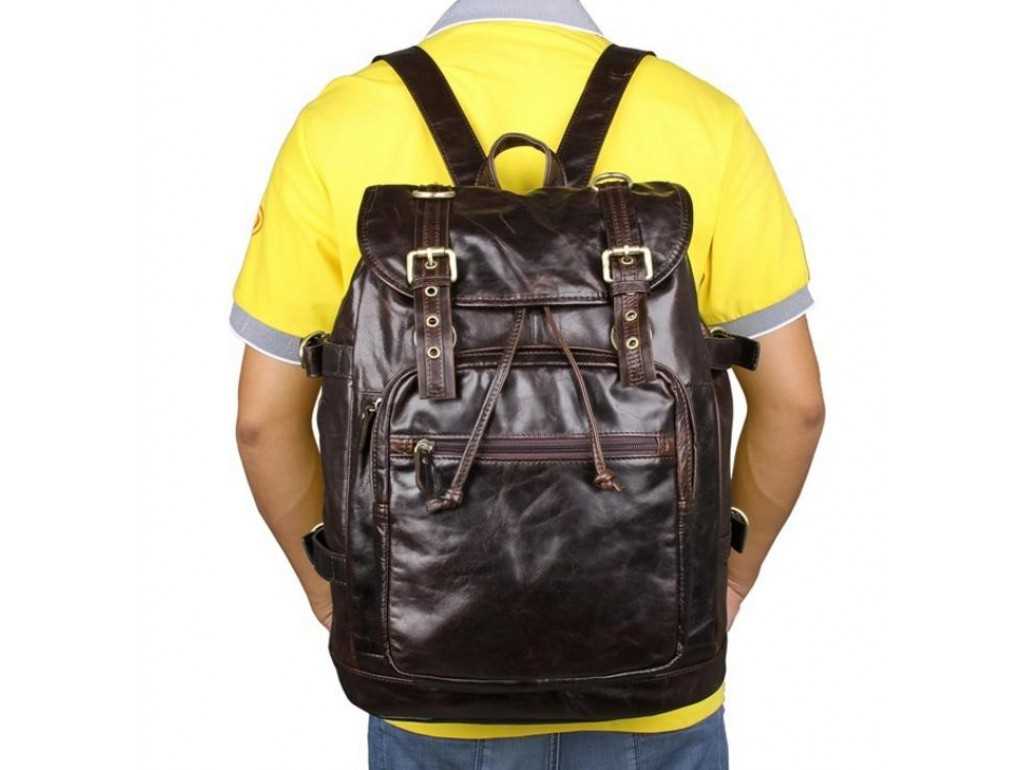 Рюкзак кожаный TIDING BAG 6085C - Royalbag