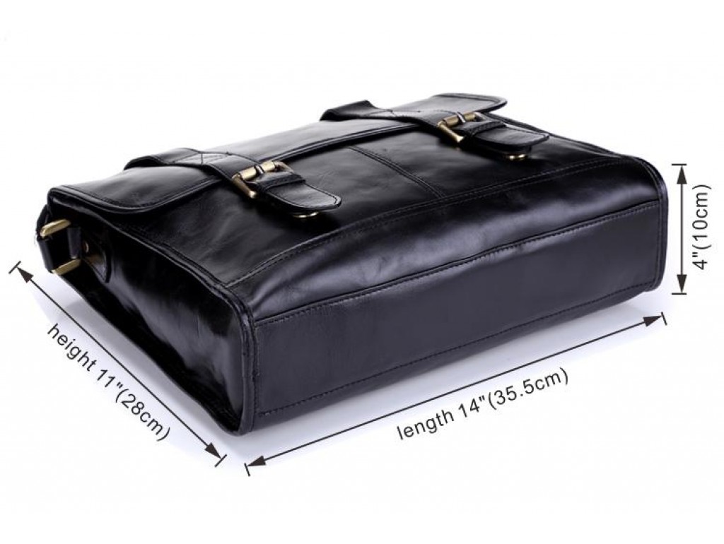 Мужской кожаный портфель TIDING BAG 7101A - Royalbag