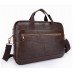 Мужская кожаная сумка для документов и ноутбука шоколад Bexhill Bx1128C - Royalbag Фото 12