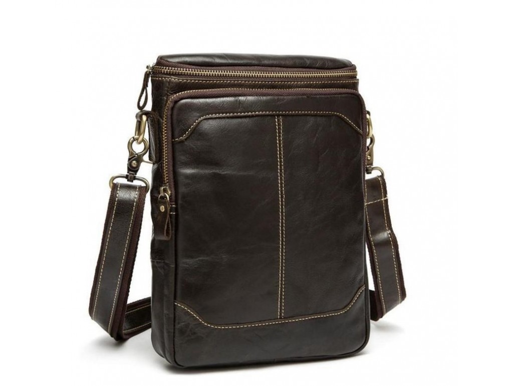 Мужская сумка через плечо из натуральной кожи BEXHILL BX207-1C - Royalbag Фото 1