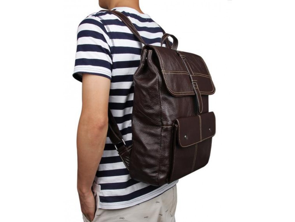 Рюкзак кожаный TIDING BAG 7335C - Royalbag