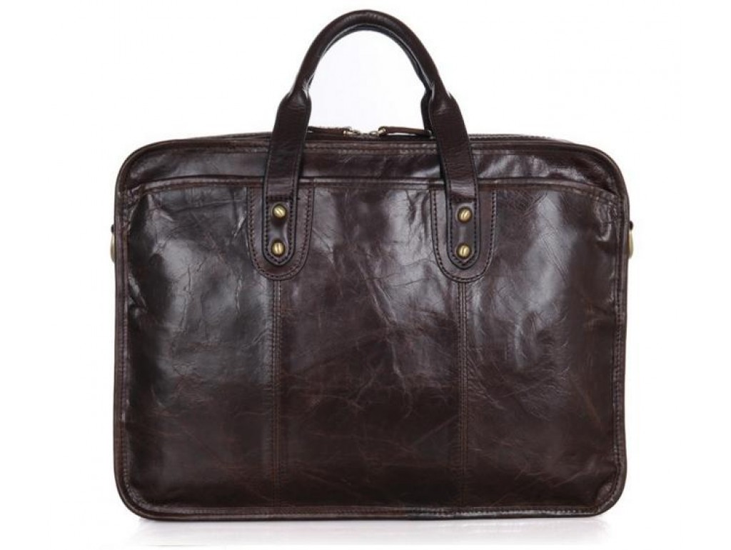 Практичная деловая сумка для мужчины из натуральной кожи Tiding Bag 7345Q - Royalbag