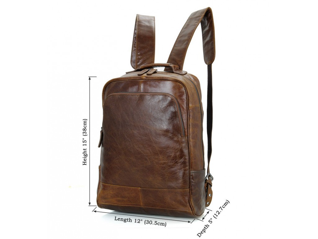 Рюкзак кожаный TIDING BAG 7347B - Royalbag