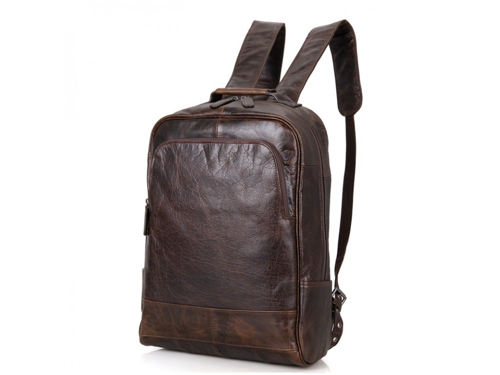 Рюкзак кожаный TIDING BAG 7347C - Royalbag Фото 1