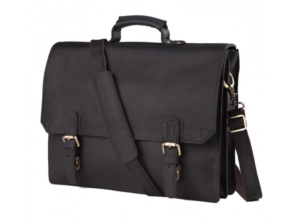 Мужской кожаный портфель TIDING BAG GA2095A - Royalbag Фото 1