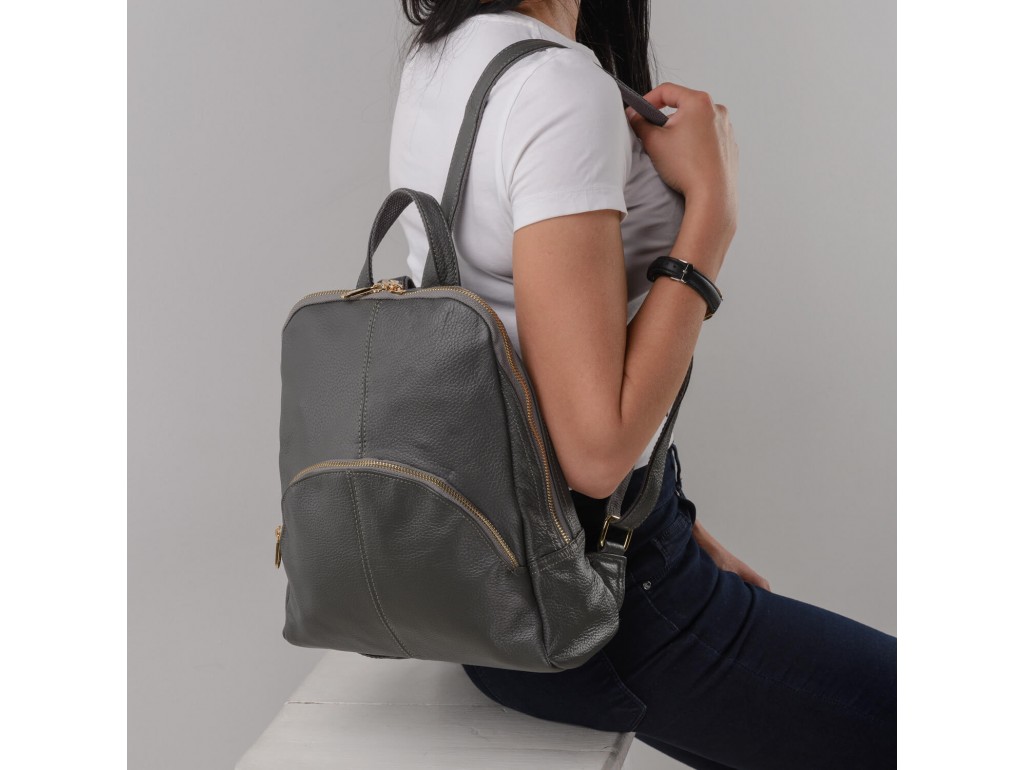 Женский рюкзак Olivia Leather JJH-6082G-BP - Royalbag Фото 1