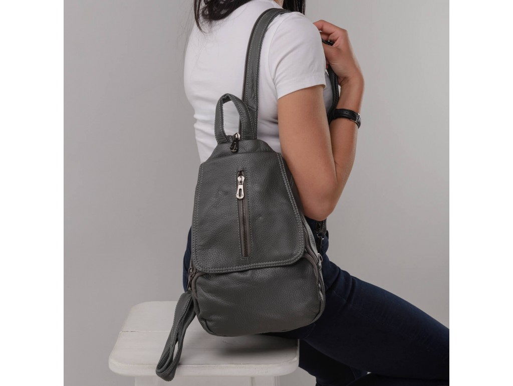Женский рюкзак Olivia Leather JJH-8018G-BP - Royalbag Фото 1